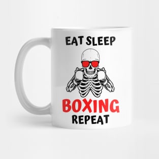 Eat Sleep Boxing Repeat Mug